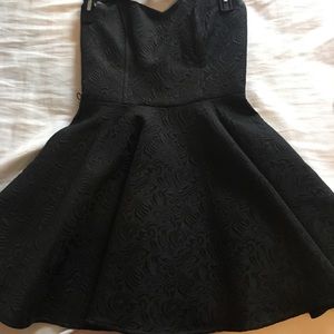 Black cocktail dress